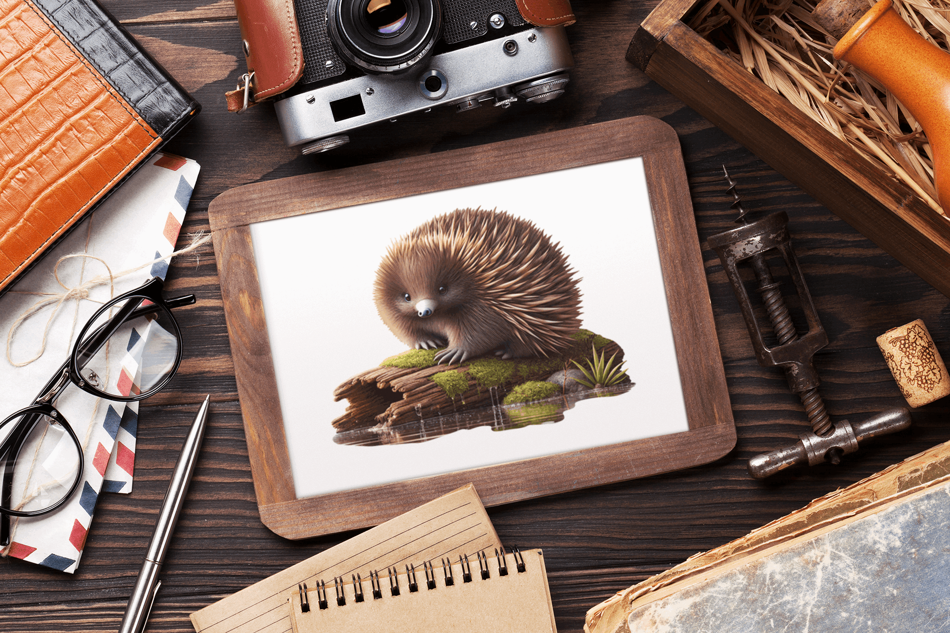 Echidna Spiky Sweetheart Wooden Puzzle Puzzle Art Australia