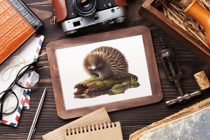 Echidna Spiky Sweetheart Wooden Puzzle Puzzle Art Australia