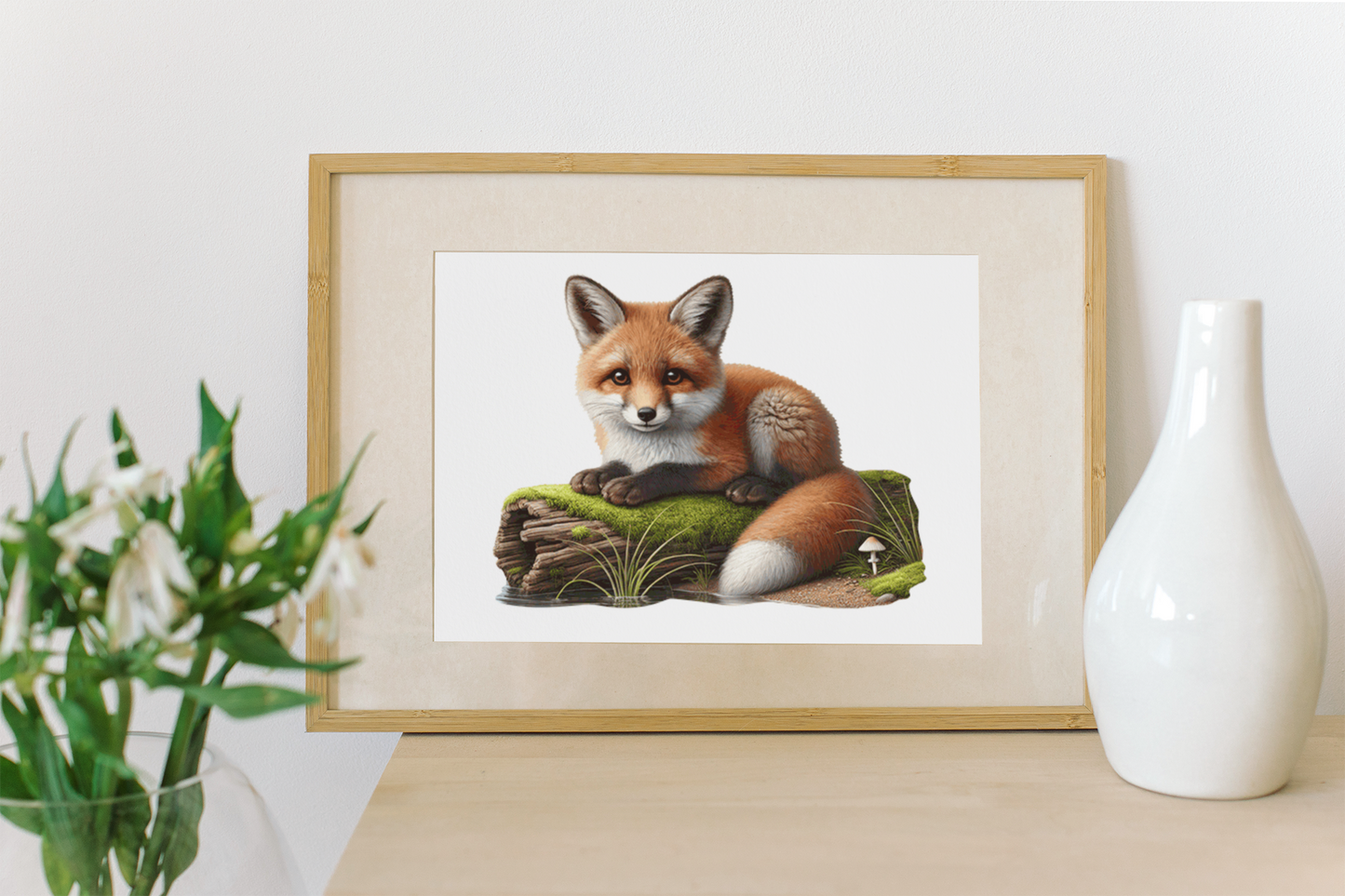 Mosswood Fox Wooden Puzzle Puzzle Art Australia