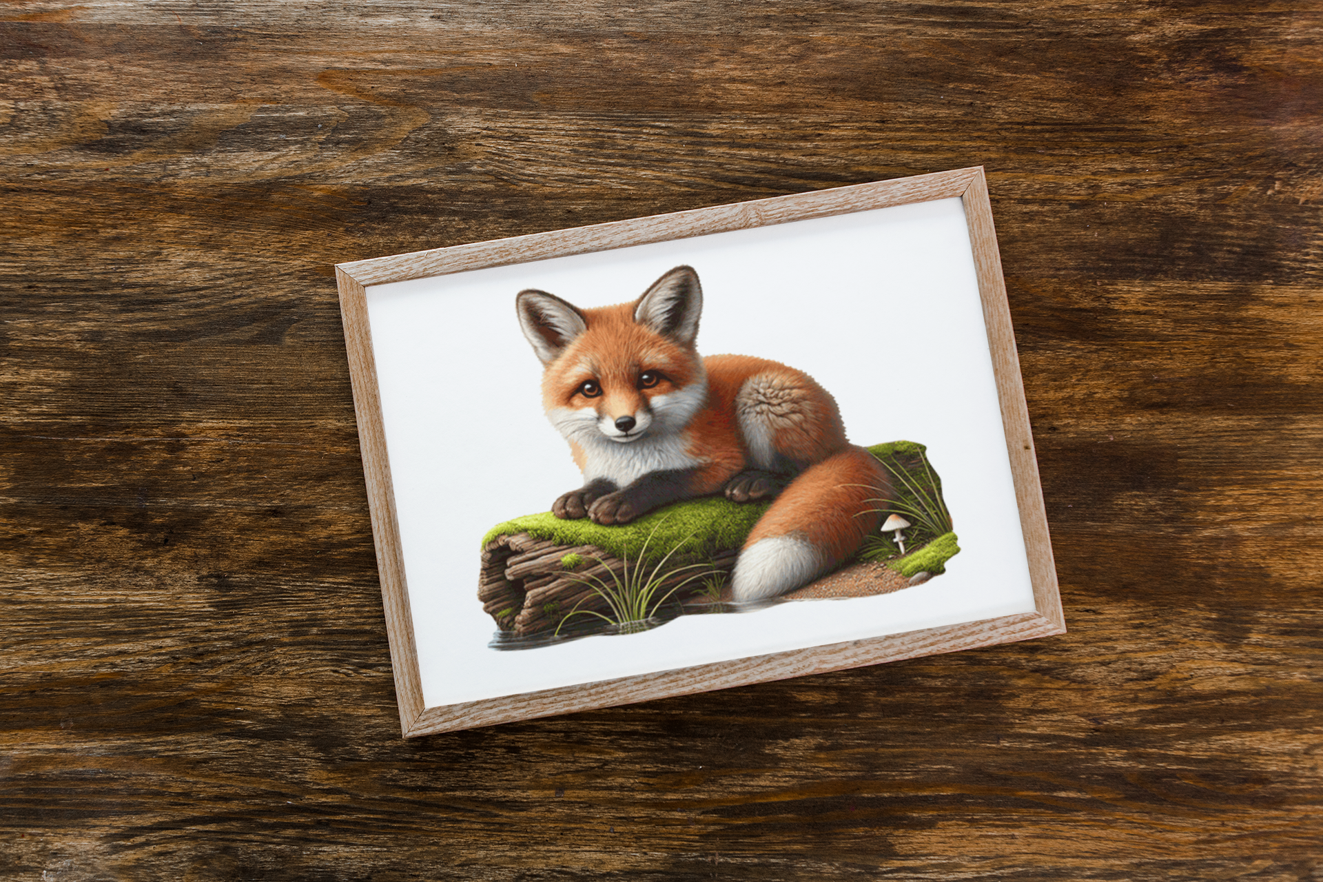 Mosswood Fox Wooden Puzzle Puzzle Art Australia