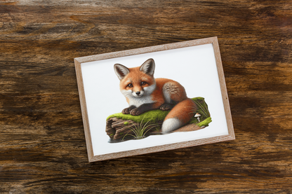 Mosswood Fox Wooden Puzzle Puzzle Art Australia