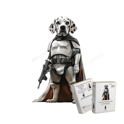 Galaxy Protector Dalmatian ~ Decorative Wooden Puzzle Puzzle Art Australia