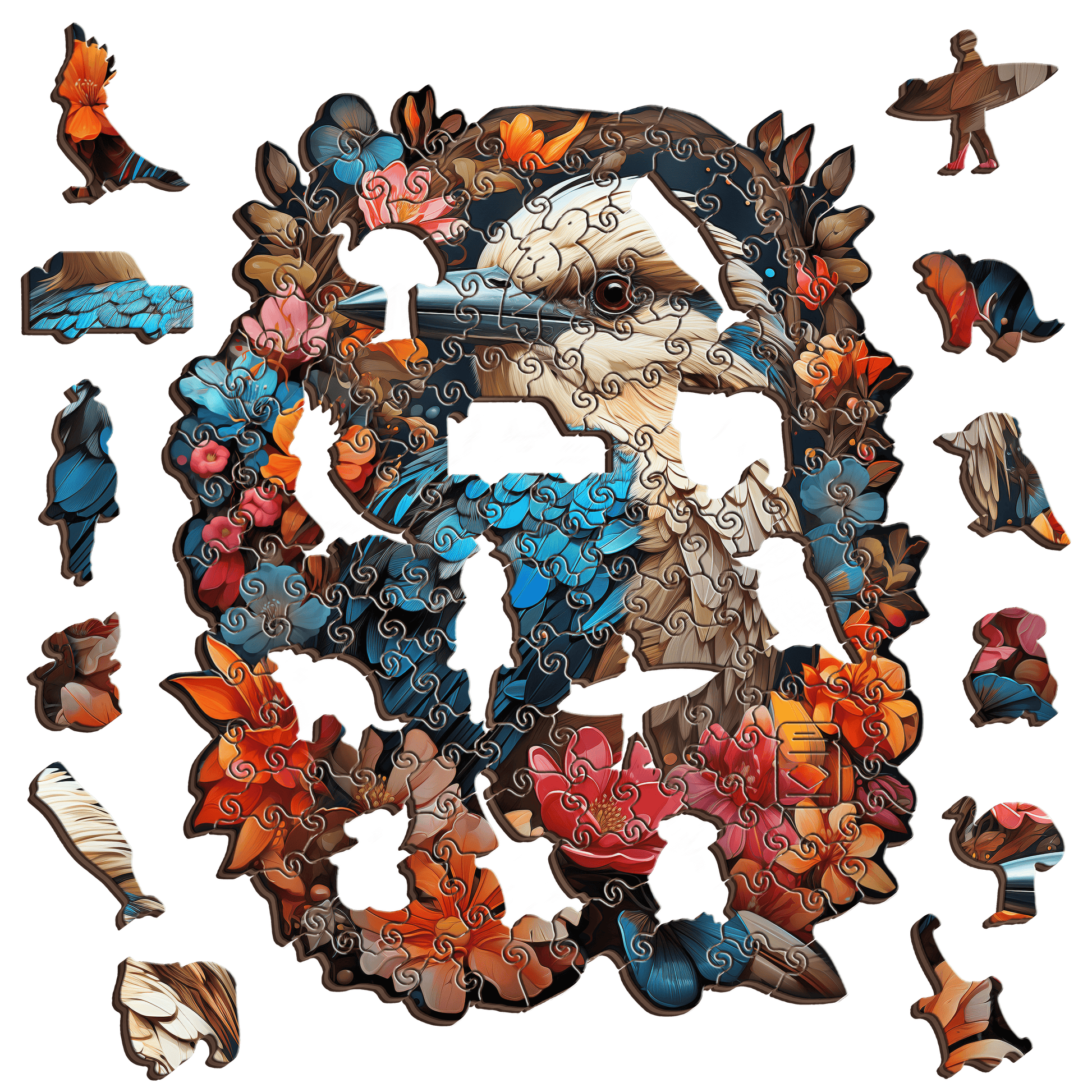 Kookabura Wooden Puzzle Puzzle Art Australia