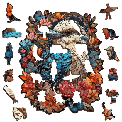 Kookabura Wooden Puzzle Puzzle Art Australia