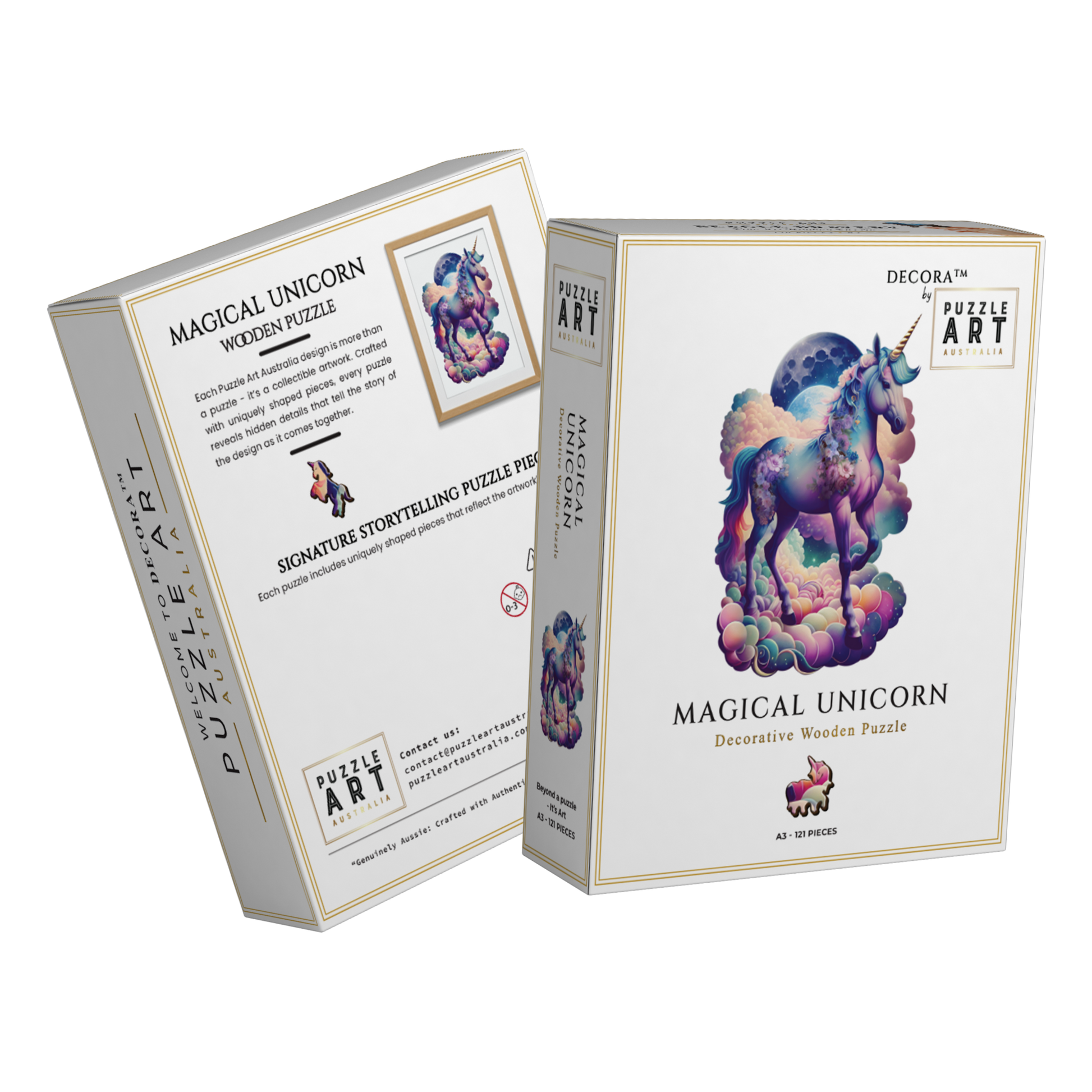 Magical  Unicorn Wooden Puzzle Puzzle Art Australia