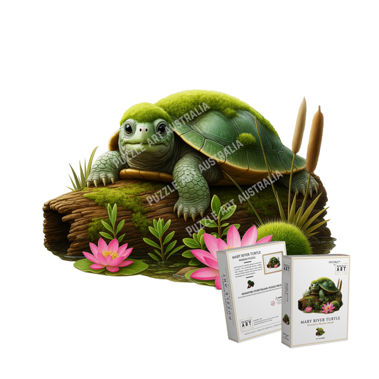 Mary River Turtle Wooden Puzzle Puzzle Art Australia