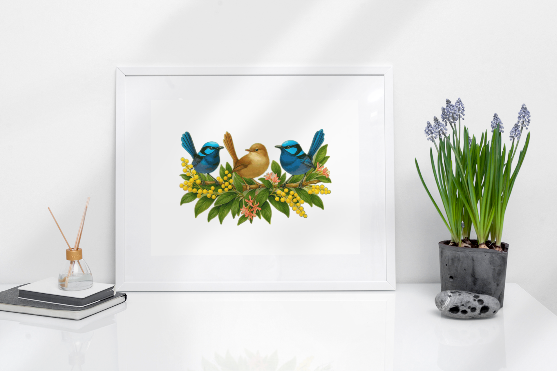 Trio Of Wrens Puzzle Art Australia