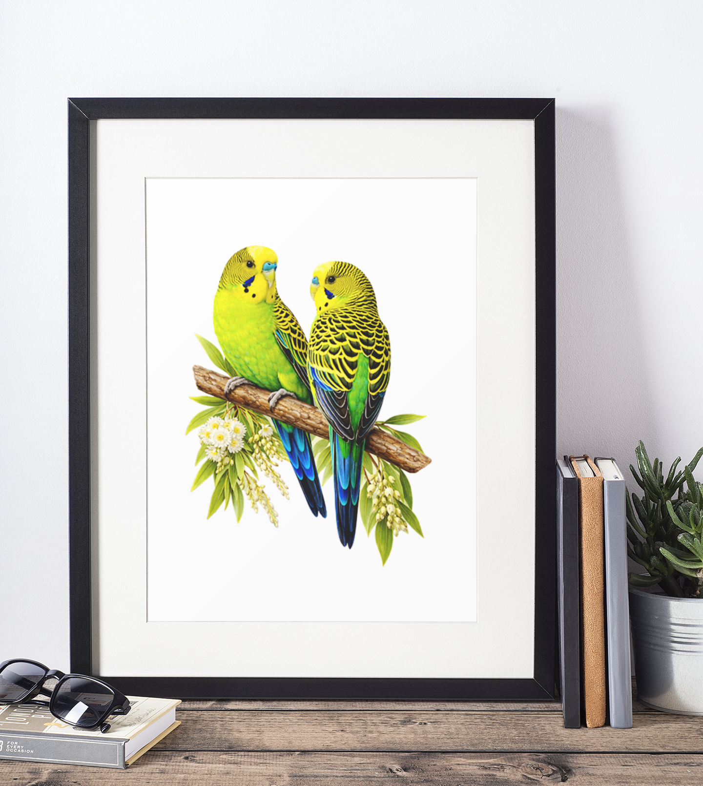 Black Yellow Tail Cockatoo Puzzle Art Australia