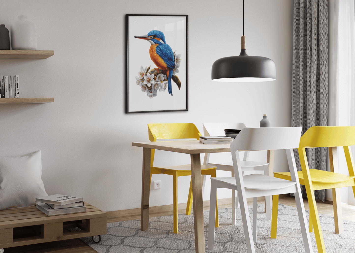Azure Kingfisher Puzzle Art Australia