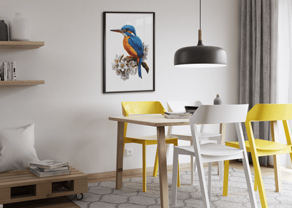 Azure Kingfisher Puzzle Art Australia