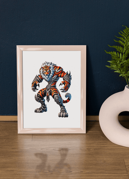 The Shadowfang Tiger-Inspired Puzzle – Wests Gladiator Character for Footy Fans Puzzle Art Australia