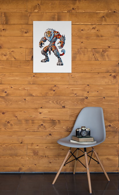 The Shadowfang Tiger-Inspired Puzzle – Wests Gladiator Character for Footy Fans Puzzle Art Australia