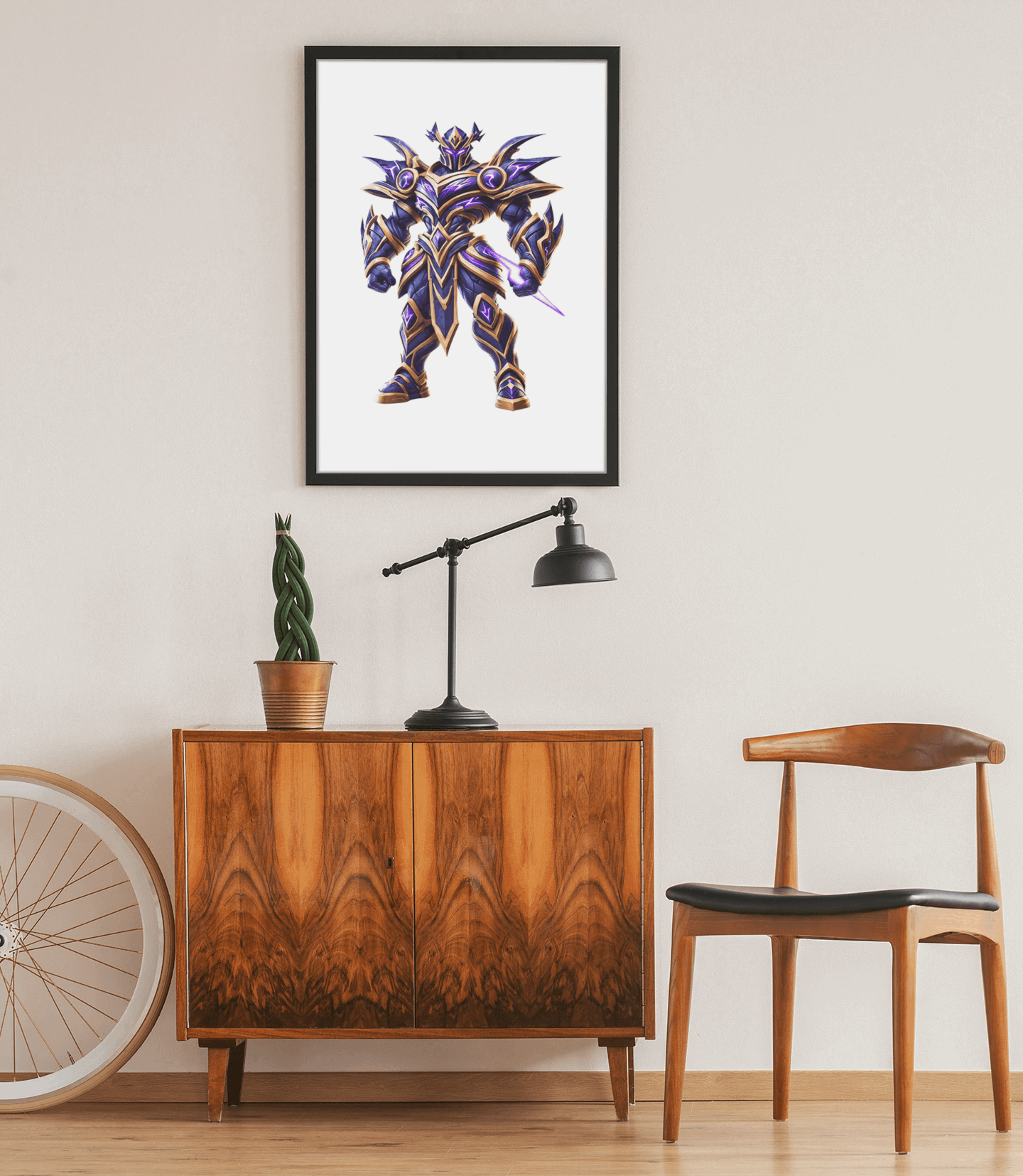Thunderborn Storm Warrior Puzzle – Melbourne-Inspired Rugby League Power-Wooden Puzzle Puzzle Art Australia