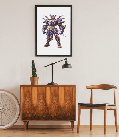 Thunderborn Storm Warrior Puzzle – Melbourne-Inspired Rugby League Power-Wooden Puzzle Puzzle Art Australia