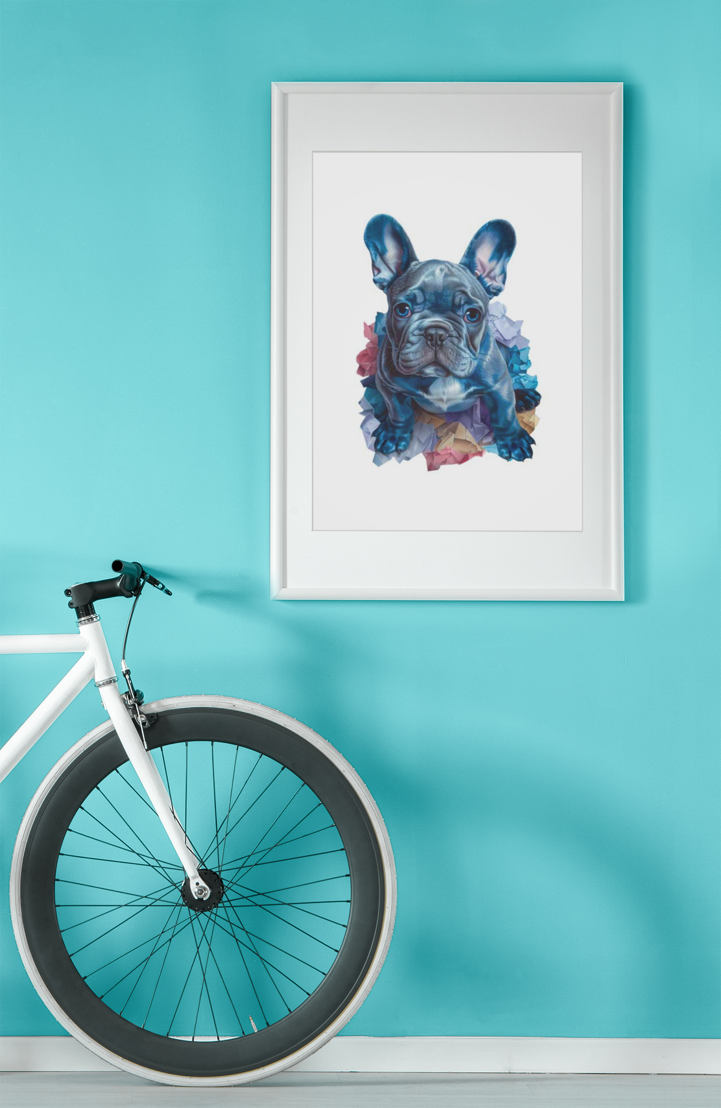 Lilac Frenchie Puzzle Art Australia