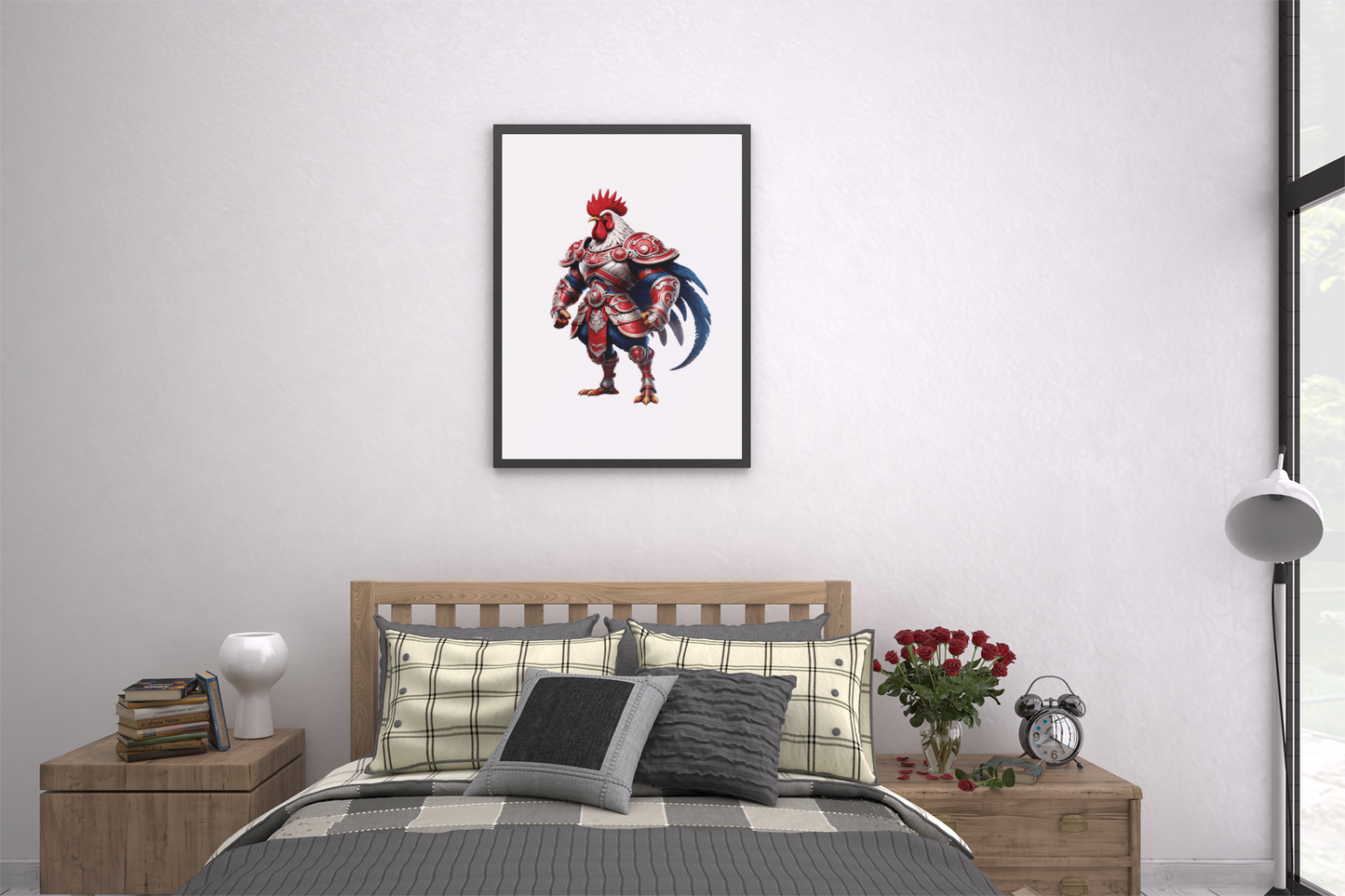 The Crimson Roosters-Inspired Warrior Puzzle – Sydney Rugby League Fans Gift Puzzle Art Australia