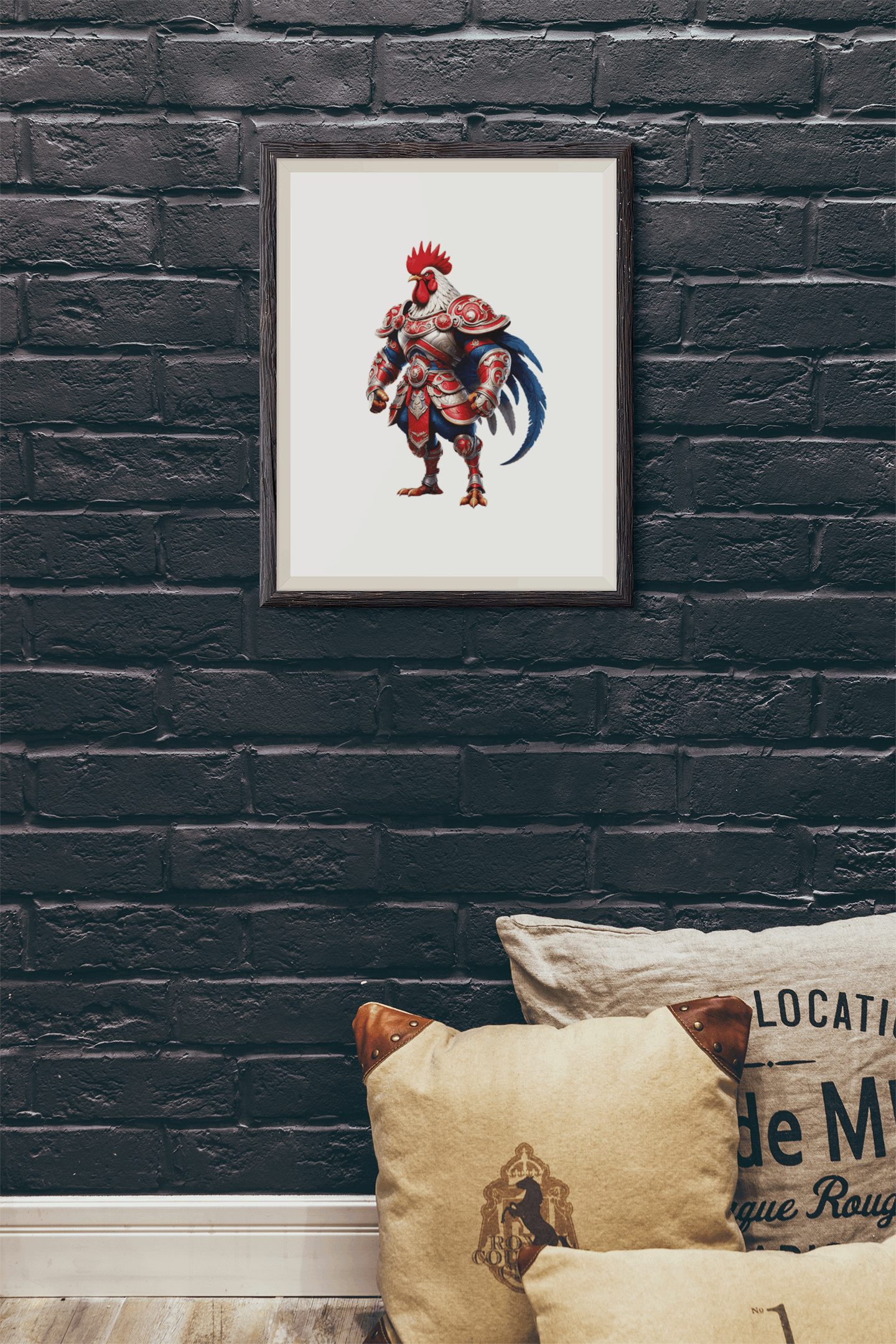 The Crimson Roosters-Inspired Warrior Puzzle – Sydney Rugby League Fans Gift Puzzle Art Australia