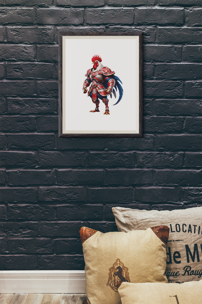 The Crimson Roosters-Inspired Warrior Puzzle – Sydney Rugby League Fans Gift Puzzle Art Australia
