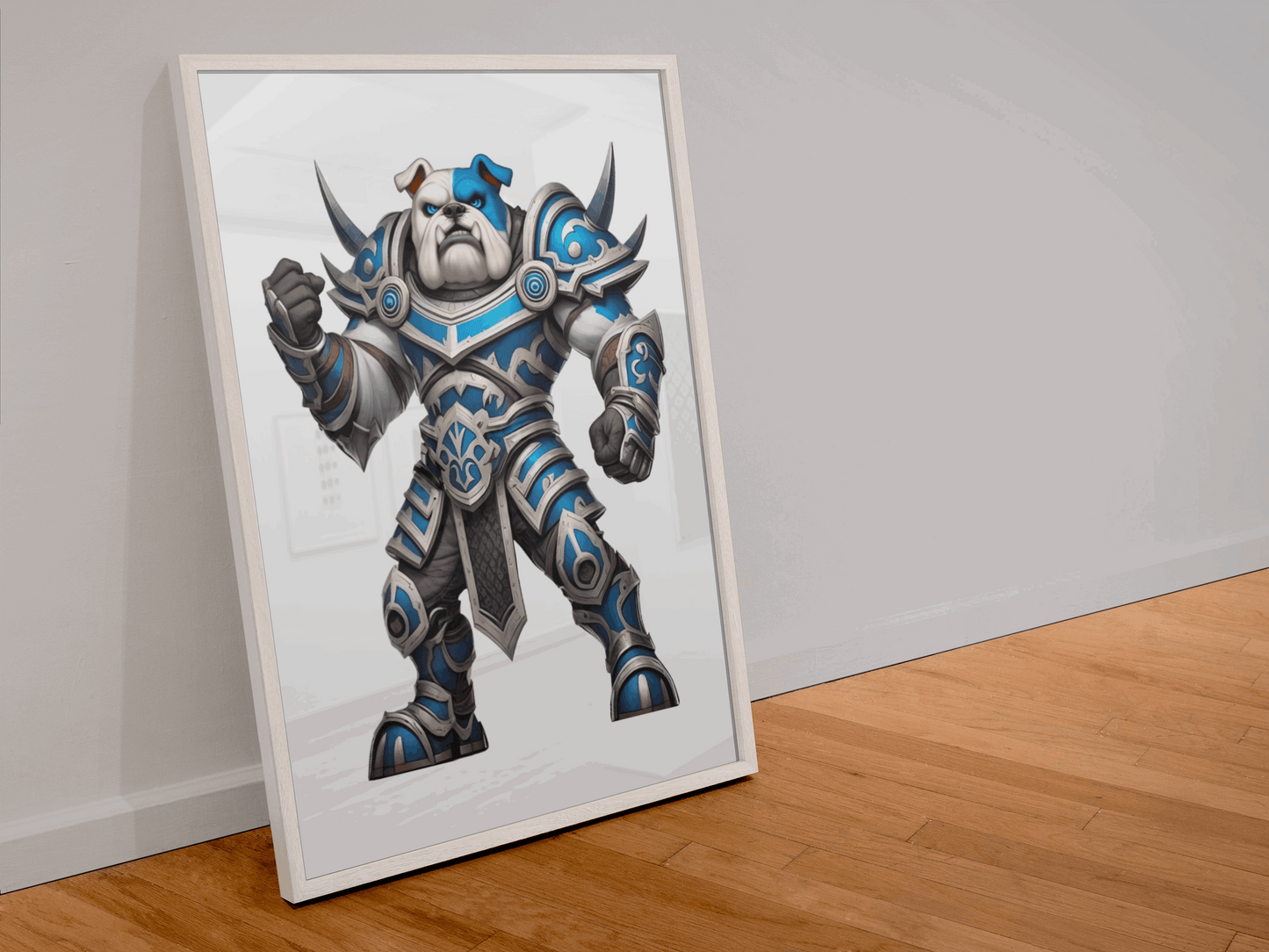 The Ironclad Bulldog-Inspired Gladiator Puzzle – Canterbury Rugby League Art Puzzle Art Australia