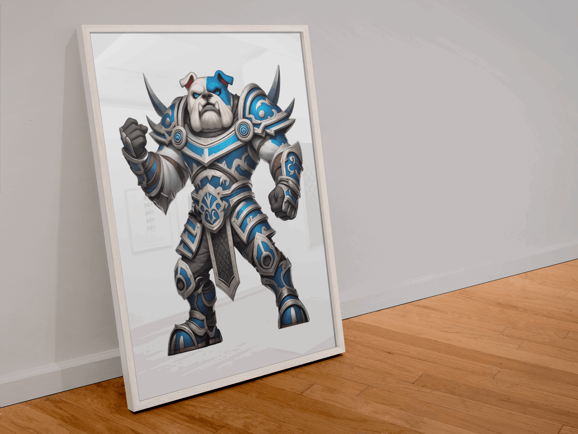 The Ironclad Bulldog-Inspired Gladiator Puzzle – Canterbury Rugby League Art Puzzle Art Australia