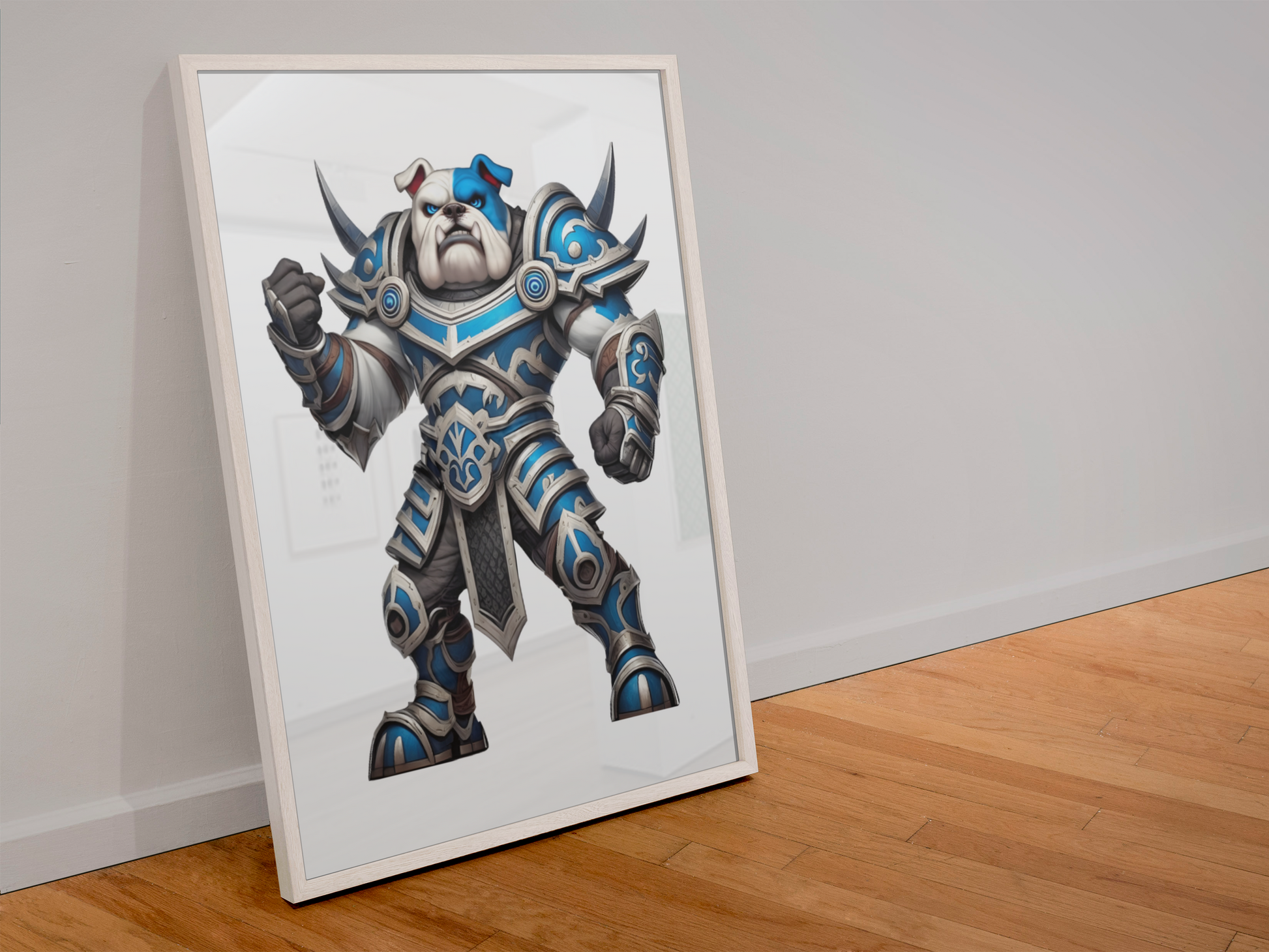 The Ironclad Bulldog-Inspired Gladiator Puzzle – Canterbury Rugby League Art Puzzle Art Australia