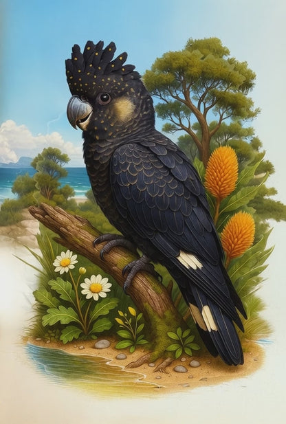 Carnaby’s Black Cockatoo