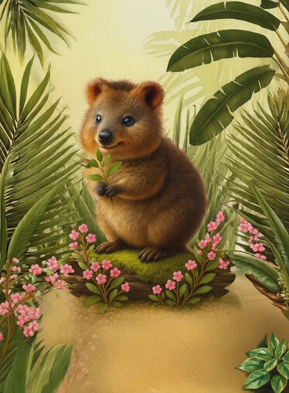 Quokka Happiness Wooden Puzzle
