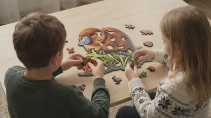 Platypus Dreaming ~ Decorative Wooden Puzzle
