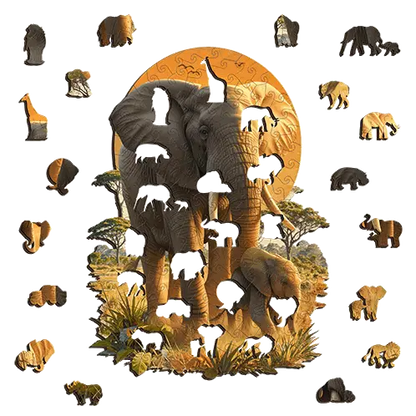Elephant Puzzle Art Australia