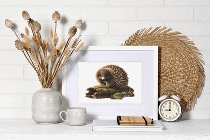 Echidna Spiky Sweetheart Wooden Puzzle Puzzle Art Australia