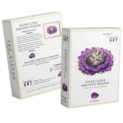 Sugar Glider - Amethyst Whisper Puzzle Art Australia