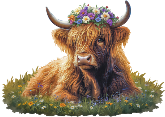 Highland Cow Puzzle Art Australia