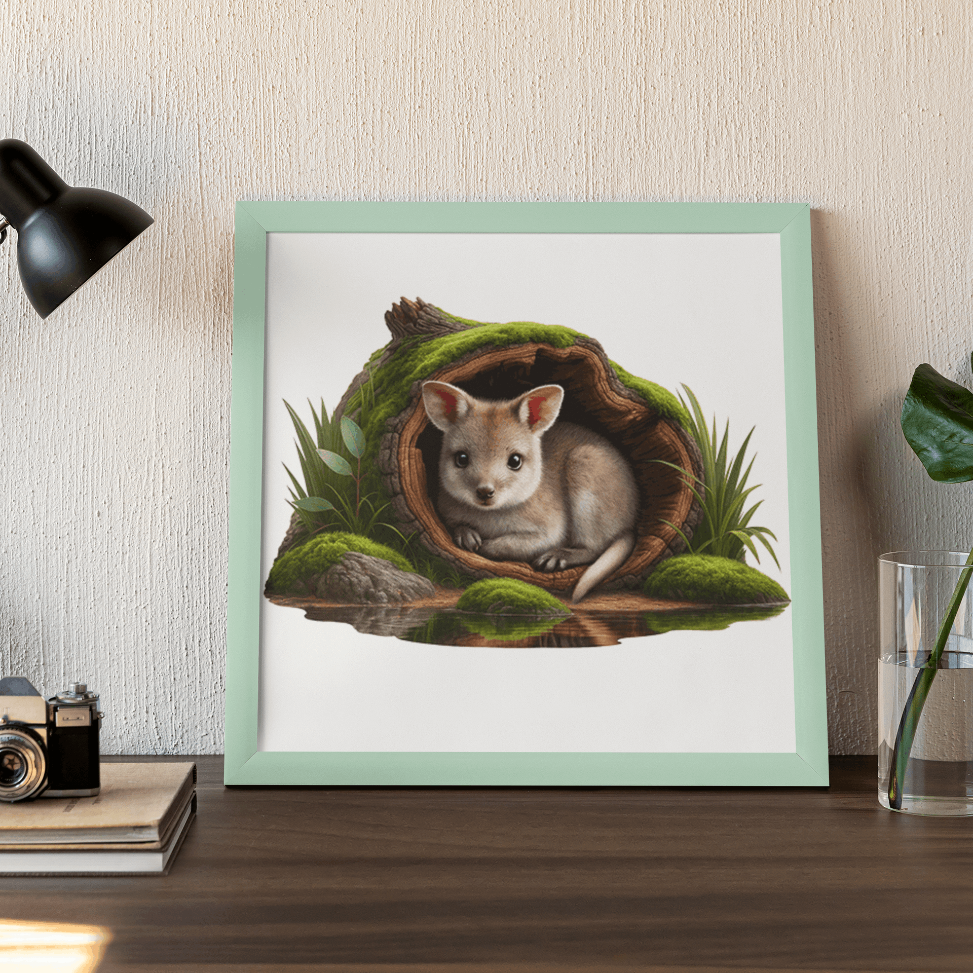 Wallaby Cuteness Wooden Puzzle Puzzle Art Australia