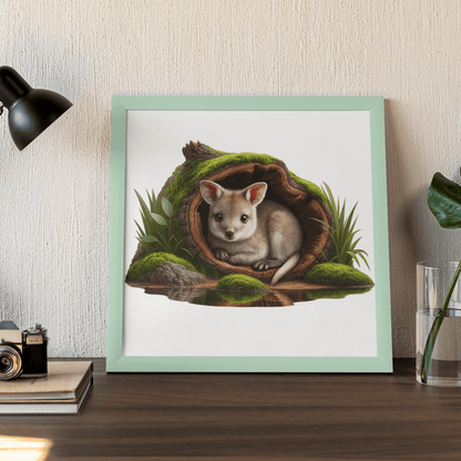 Wallaby Cuteness Wooden Puzzle Puzzle Art Australia