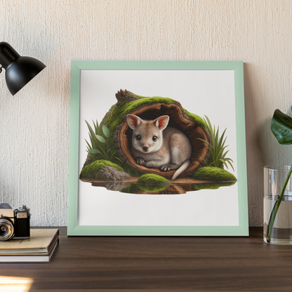 Wallaby Cuteness Wooden Puzzle Puzzle Art Australia