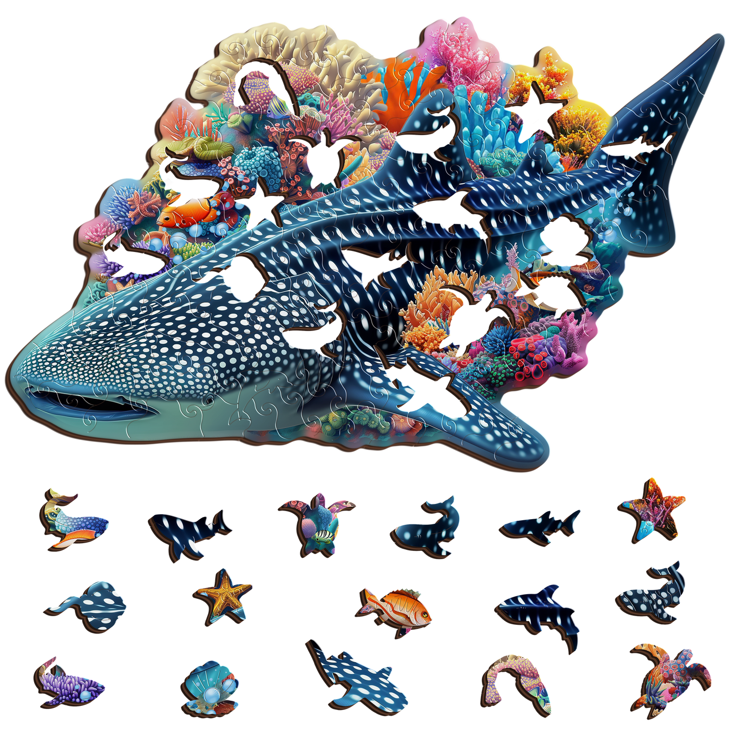 Whale Shark Wooden Puzzle